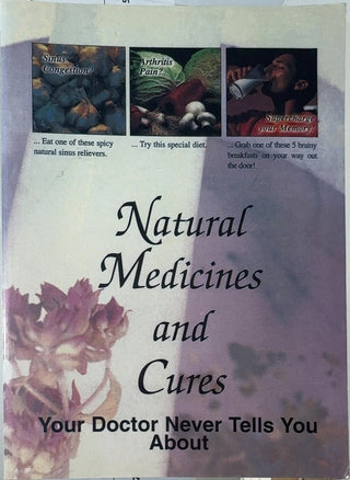 Natural Medicines and Cures - By Frank Cawood and Associates — front cover
