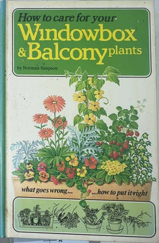 How to care for your Windowbox & Balcony plants - By Norman Simpson