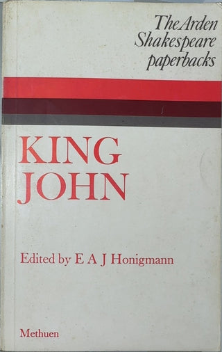 King John - By E. A. J. Honigmann — front cover