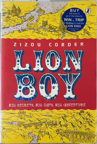 Lion Boy - By Zizou Corder — front cover