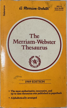 The Merriam-Webster Thesaurus