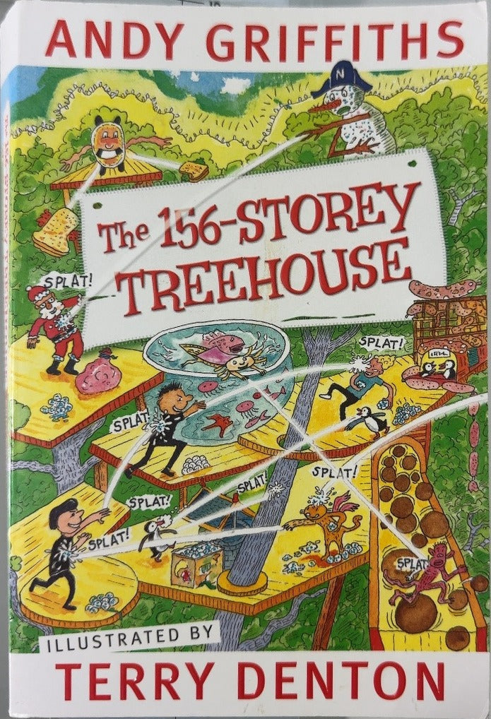 The 156-Storey Treehouse - By Andy Griffiths & others — front cover