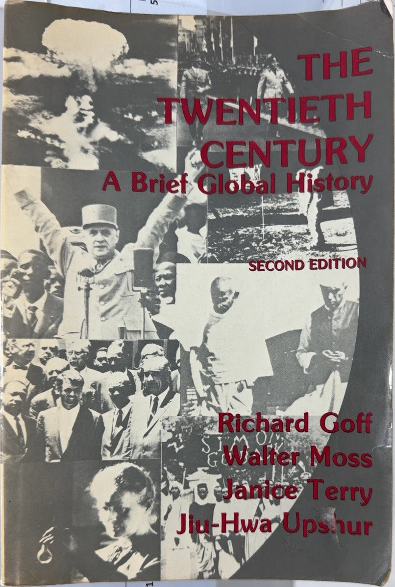 The Twentieth Century - By Richard Goff & others — front cover