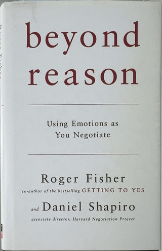Beyond Reason - By Roger Fisher & others — front cover