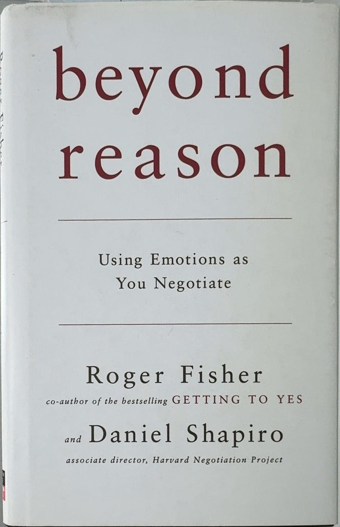Beyond Reason - By Roger Fisher & others — front cover