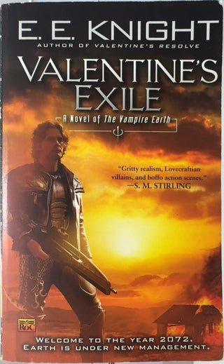 Valentine's Exile - By E. E. Knight — front cover