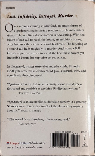 Spadework — back cover