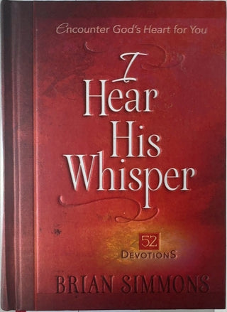 I Hear His Whisper - By Brian Simmons — front cover