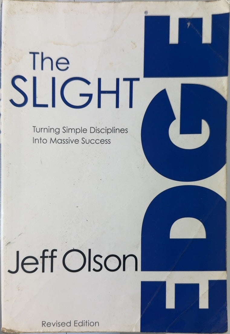 The Slight Edge - By Jeff Olson — front cover