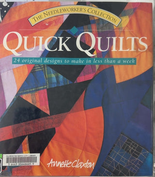 Quick Quilts - By Annette Claxton — front cover
