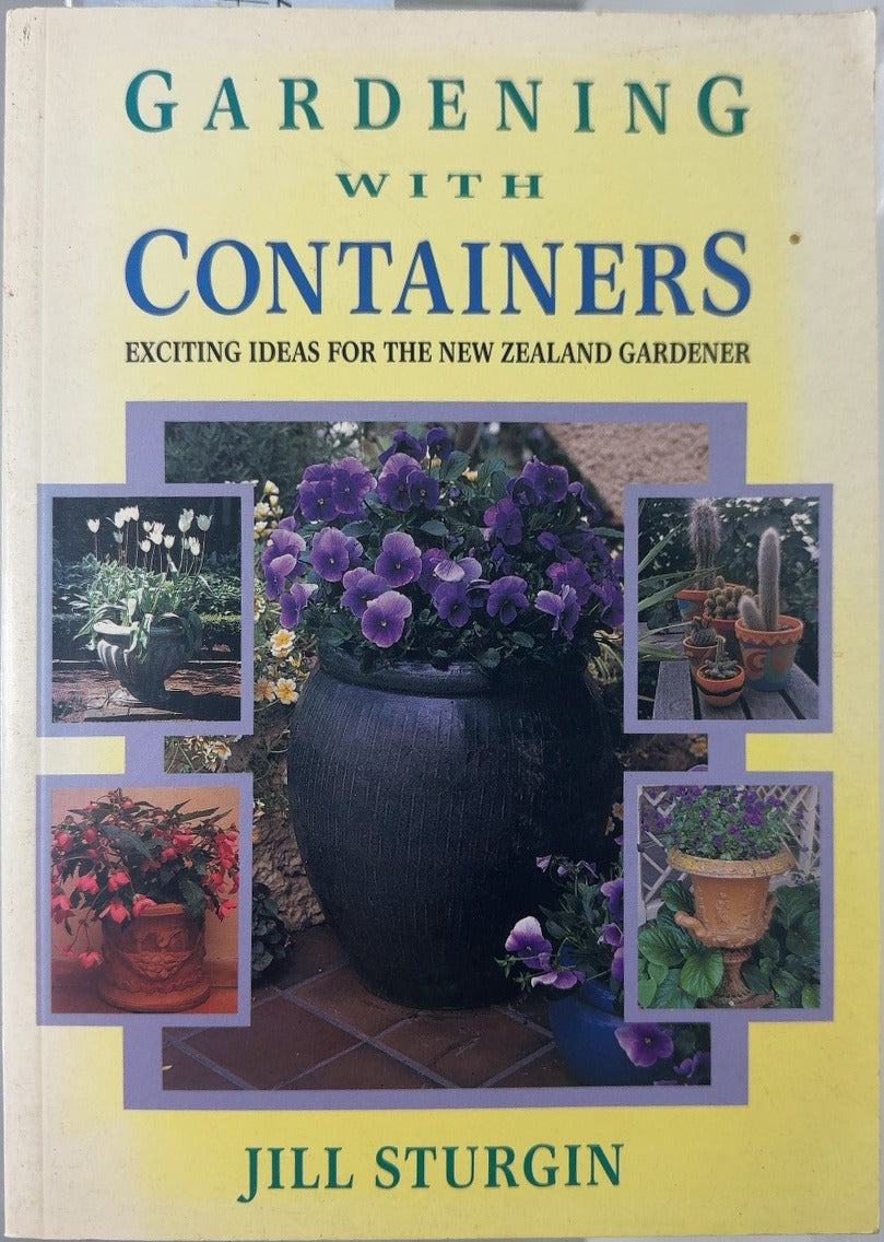 Gardening with Containers - By Jill Sturgin — front cover