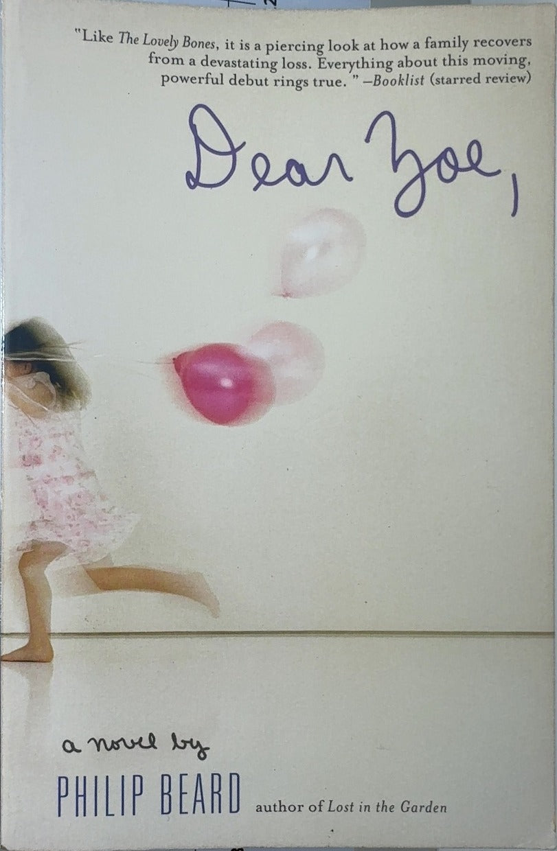 Dear Zoe, - By Philip Beard — front cover