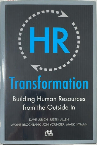 HR Transformation - By Dave Ulrich & others — front cover