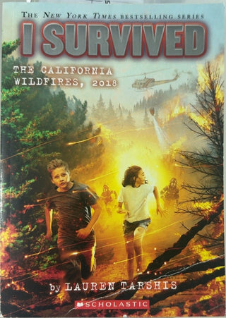 I Survived The California Wildfires, 2018 - By Lauren Tarshis — front cover
