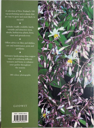 100 Best New Zealand Native Plants - By Fiona Eadie — back cover