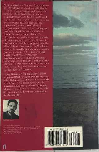 Family Matters — back cover