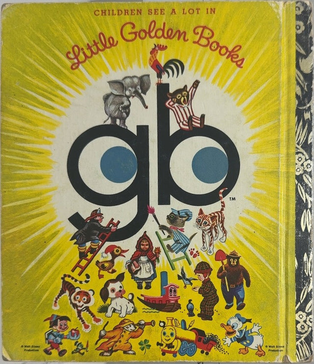 Walt Disney's Story of Lambert, the Sheepish Lion - By Walt Disney Productions - back cover