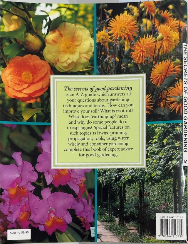 The secrets of GOOD GARDENING - By Better Homes and Gardens - back cover