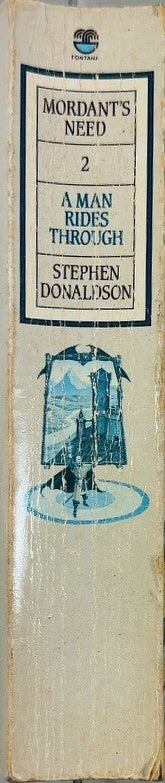 A Man Rides Through - By Stephen Donaldson - spine