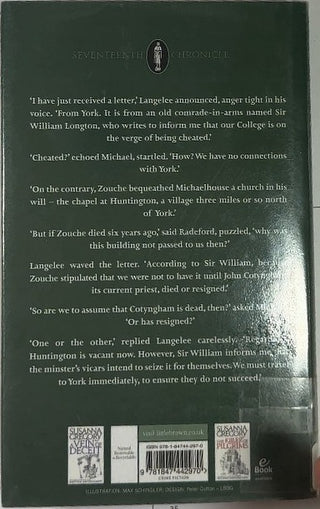 Mystery in the Minster — back cover