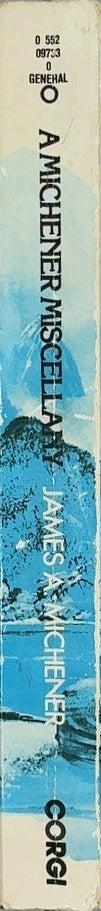 A Michener Miscellany - By James A. Michener - spine