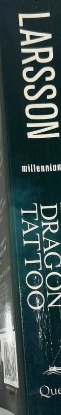 The Girl with the Dragon Tattoo - By Stieg Larsson - spine