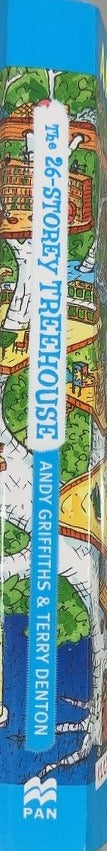 The 26-Storey Treehouse - By Andy Griffiths & others - spine