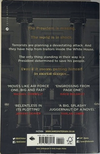 The President is Missing — back cover