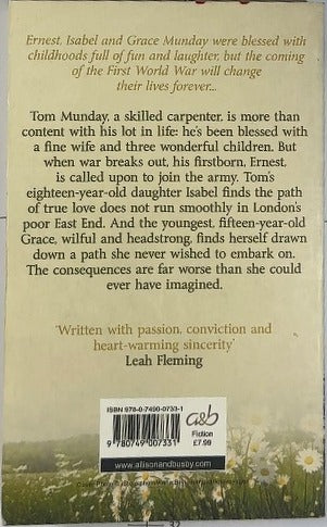 The Carpenter's Children — back cover