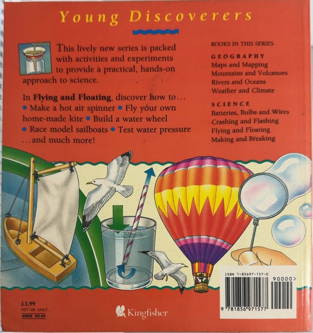 Flying and Floating - By David Glover - back cover