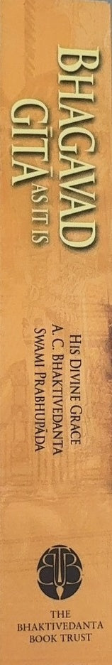 Bhagavad Gītā As It - By His Divine Grace A. C. Bhaktivedanta Swami Prabhupāda - spine