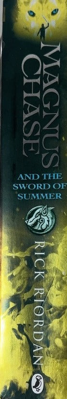 Magnus Chase and the Sword of Summer - By Rick Riordan - spine