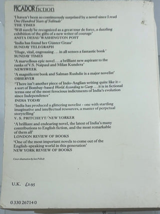 Midnight's Children — back cover