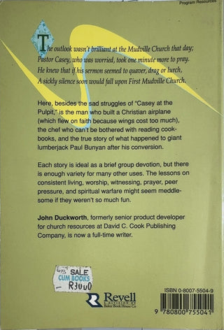 Stories That Sneak Up on You - By John Duckworth — back cover