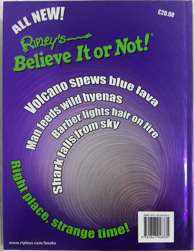 Ripley's Believe It or Not! - By Ripley Publishing - back cover