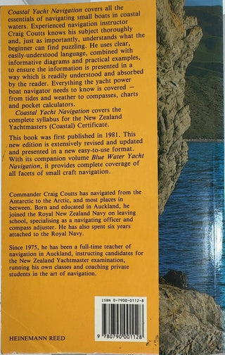 Coastal Yacht Navigation - By Craig Coutts — back cover