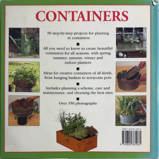 Containers - By Stephanie Donaldson — back cover