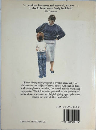 What's Wrong with Bottoms? - By Jenny Hessell — back cover
