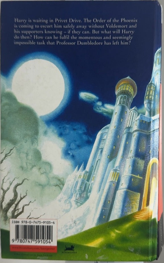 Harry Potter and the Deathly Hallows - By J.K. Rowling - back cover