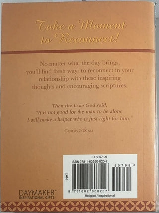 Moments of Connection for Couples — back cover