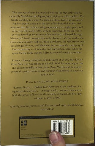The Way the Crow Flies — back cover