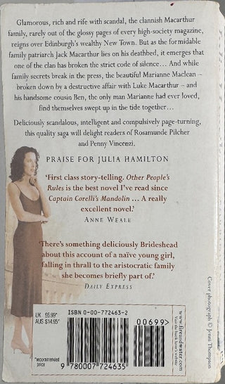 Forbidden Fruits — back cover