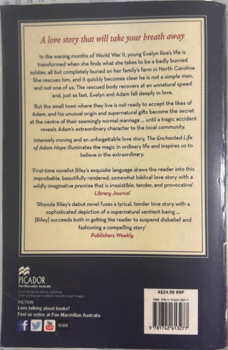 The Enchanted Life of Adam Hope — back cover