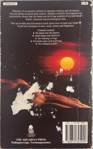 Fortune-Telling by Palmistry — back cover