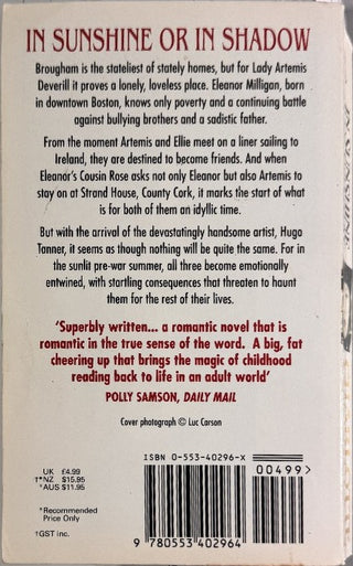 In Sunshine or in Shadow — back cover