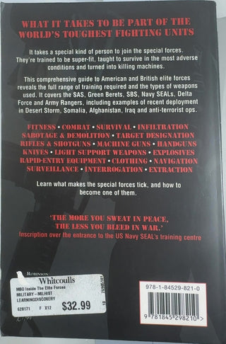 The Mammoth Book of Inside the Elite Forces — back cover