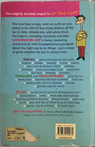 Kid-wrangling — back cover