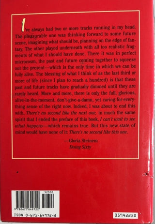 Moving Beyond Words - By Gloria Steinem — back cover