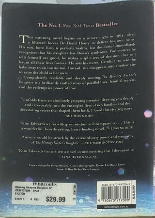 The Memory Keeper's Daughter — back cover