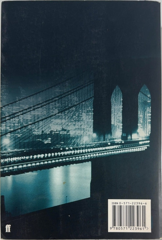 Oracle Night - By Paul Auster - back cover